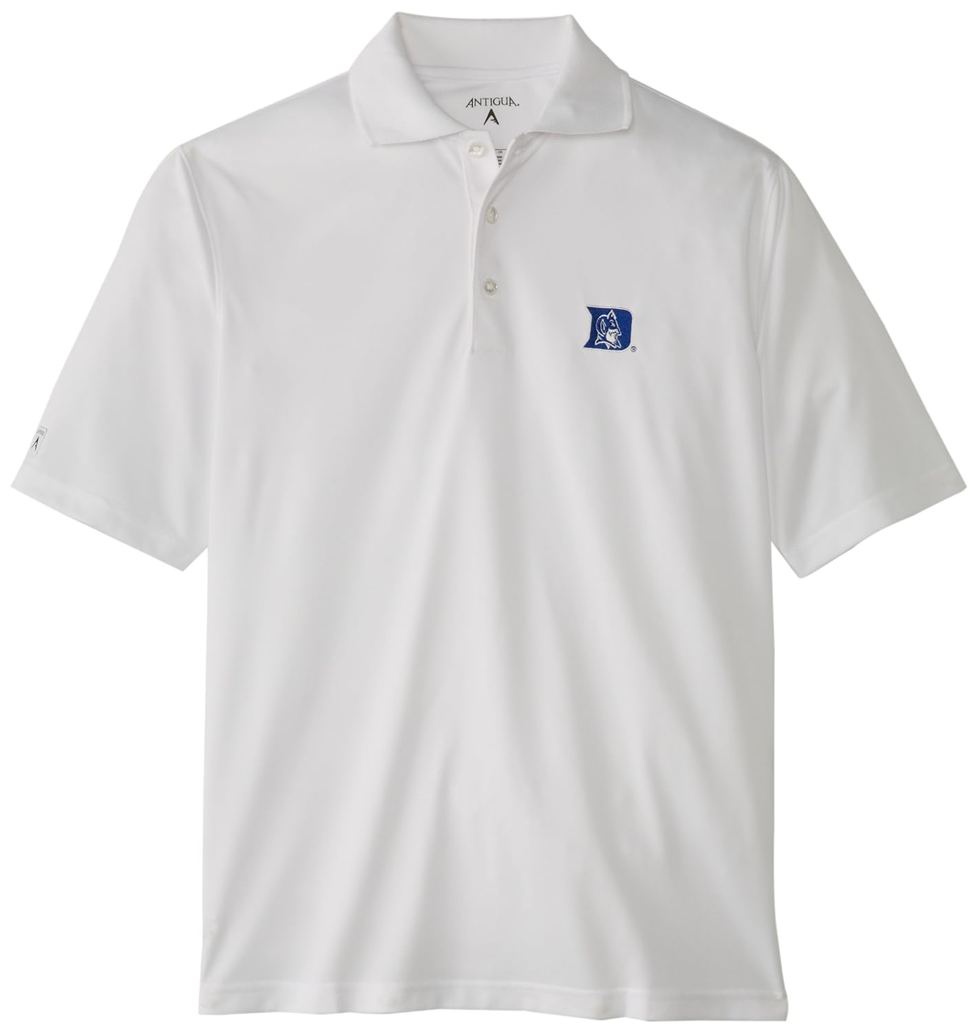 ncaa duke blue devils 皮克 xtra lite 沙漠干 polo 衫男式 白色